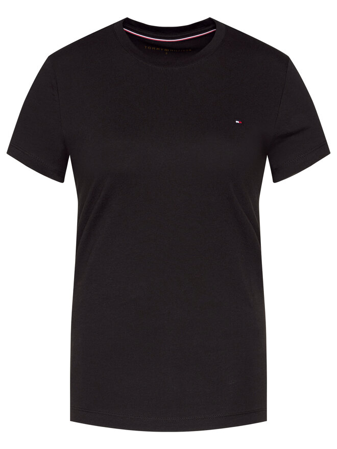 Tommy Hilfiger Tommy Hilfiger T-Shirt Heritage Crew WW0WW22043 Μαύρο Regular Fit
