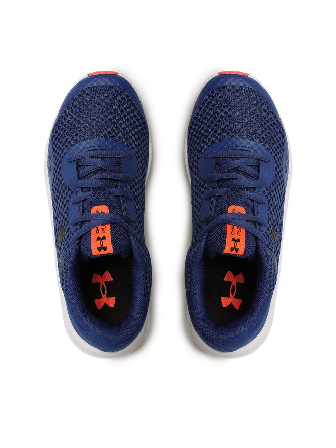 Under Armour Buty do biegania Under Armour UA BGS Charged Pursuit 3 3024987-403 Granatowy