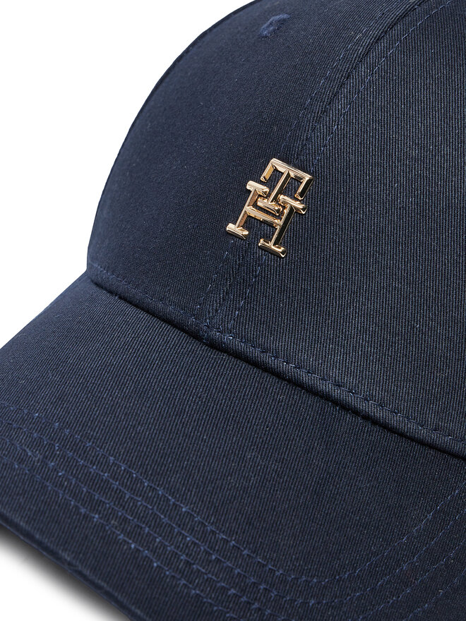 Tommy Hilfiger Cappellino Tommy Hilfiger Essential Chic Cap AW0AW15772 Blu scuro