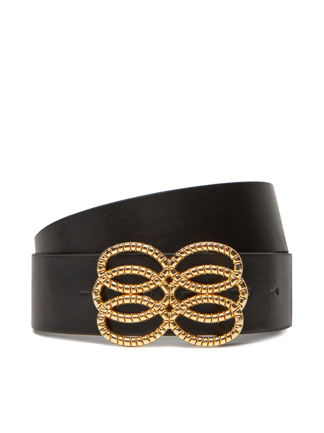 Pieces Жіночий ремінь Pieces Pctunja Wide Jeans Belt 17158014 Чорний