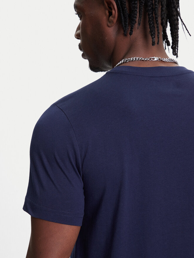 Kappa Kappa Camiseta Logo Korpo Cafers 304J150 Violeta Slim Fit