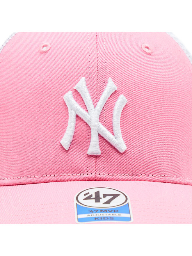 47 Brand Kšiltovka 47 Brand MLB New York Yankees Branson '47 MVP B-BRANS17CTP-RSA Růžová