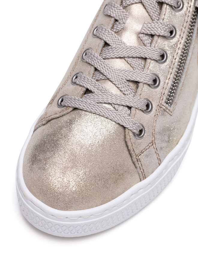 Rieker Sneakersy Rieker L59L8-62 Zlatá