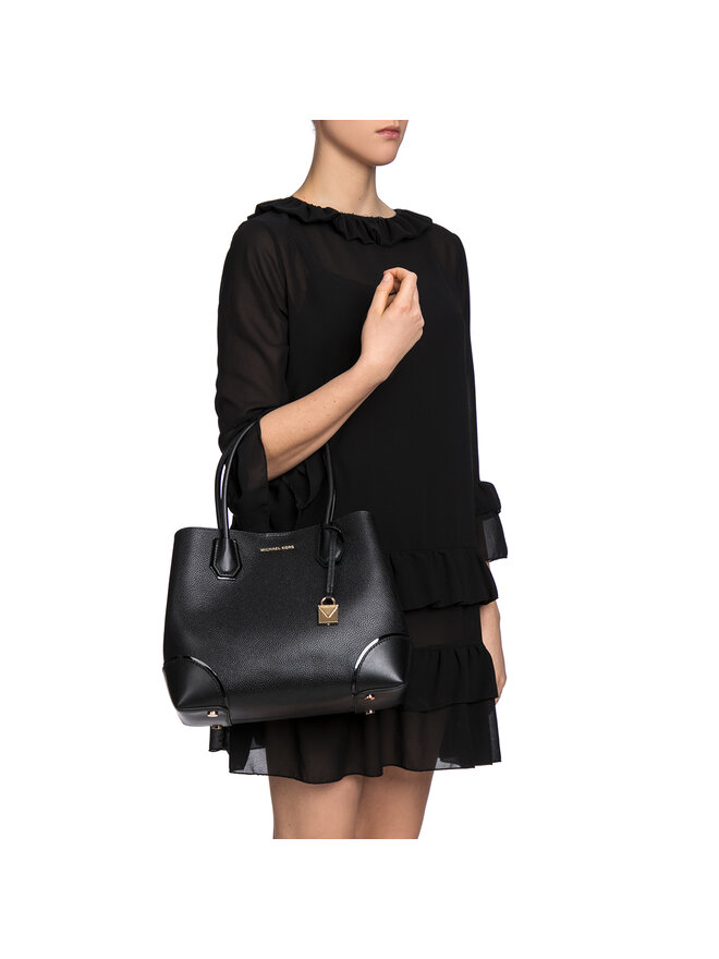 Sac a main MICHAEL Michael Kors Mercer Corner 30H7GZ5T7A Noir chaussures