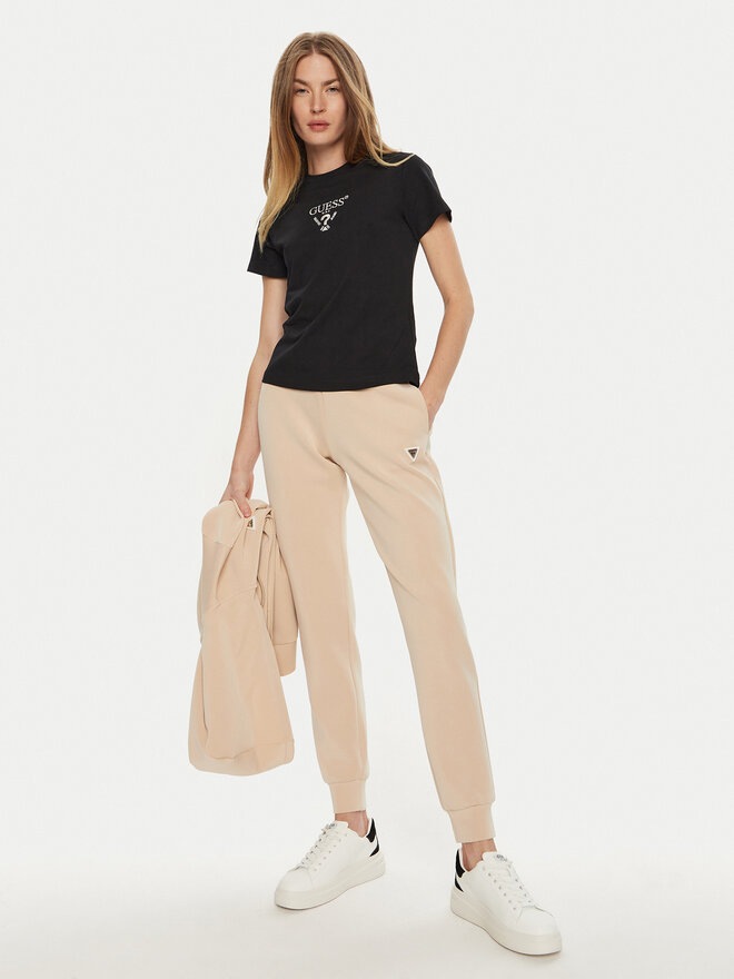 Guess Guess Camiseta Colette V4YI21 KCDH1 Negro Regular Fit