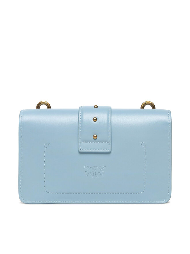 PINKO Handtasche Pinko Love Mini Icon Simply 12 Cl PE 22 PLTT 1P22JK Y7SP Blau
