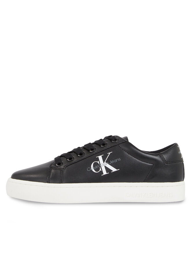 Calvin Klein Jeans Sportcipők Calvin Klein Jeans Classic Cupsole Laceup Lth Wn YW0YW01269 Fekete