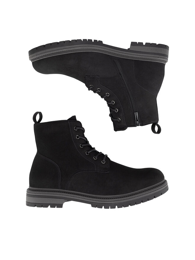 Lanetti Botines planos Lanetti MYL8513-3 Negro