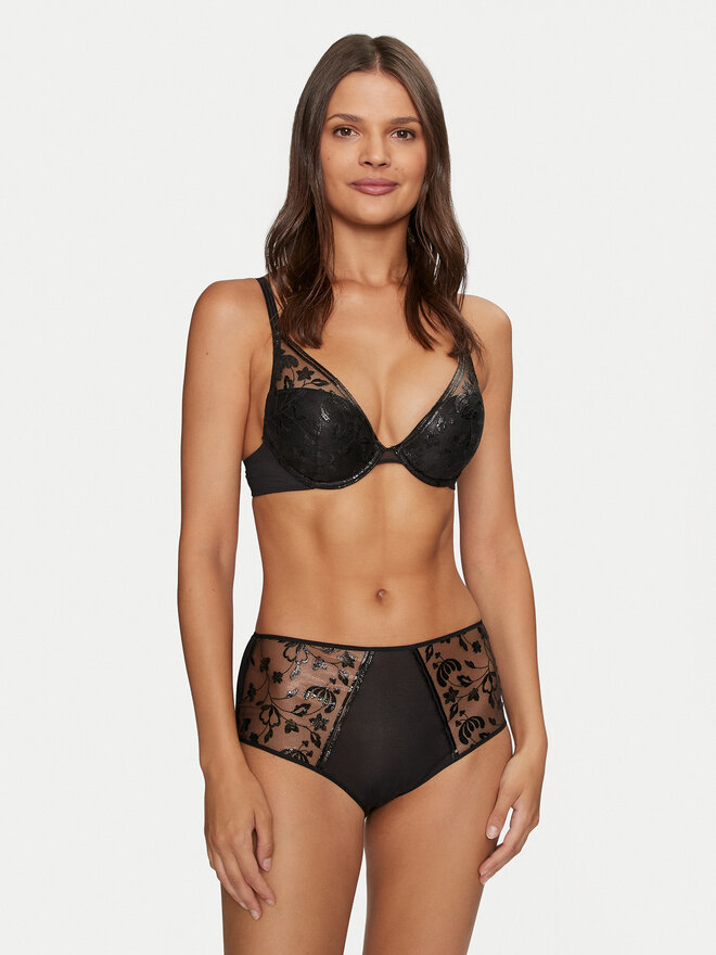 Chantelle Chantelle Класичні труси з високою талією Philter C22CC5 Чорний