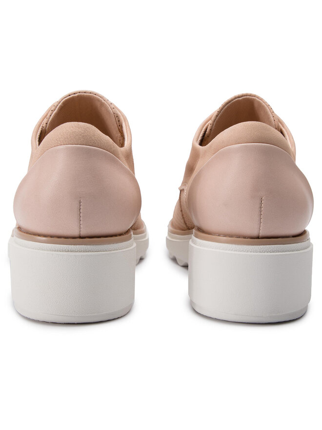 Clarks Oxfordky Clarks Sharon Crystal 261406424 Ružová