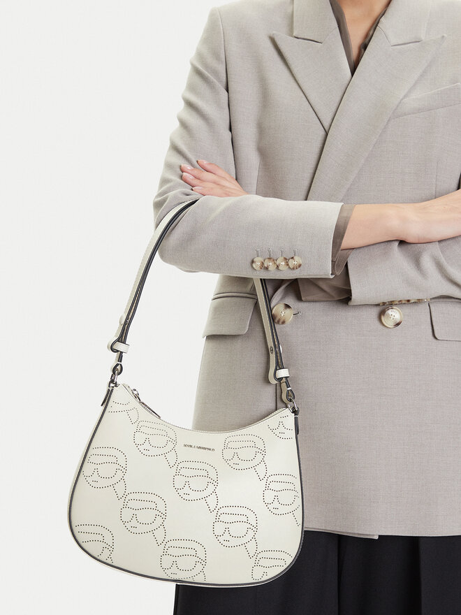 KARL LAGERFELD Handtasche KARL LAGERFELD A2W30107 Creme
