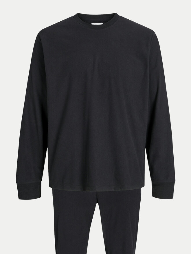 Jack&Jones Jack&Jones Πιτζάμα Solid 12268536 Μαύρο Loose Fit