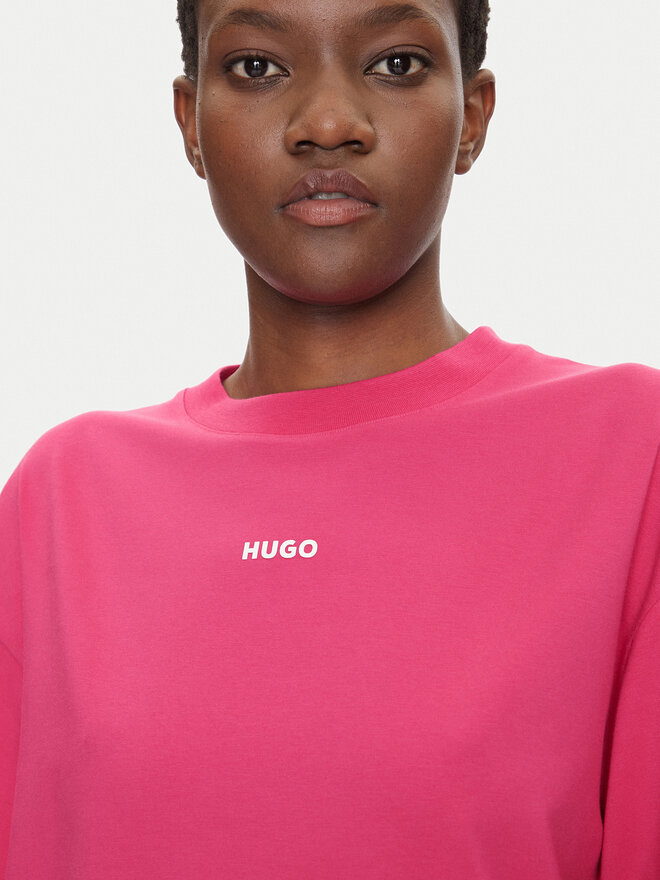 HUGO HUGO T-Shirt 50490593 Rosa Relaxed Fit