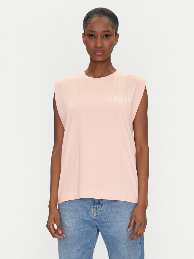 PINKO PINKO Футболка 104268 A2C0 Рожевий Regular Fit