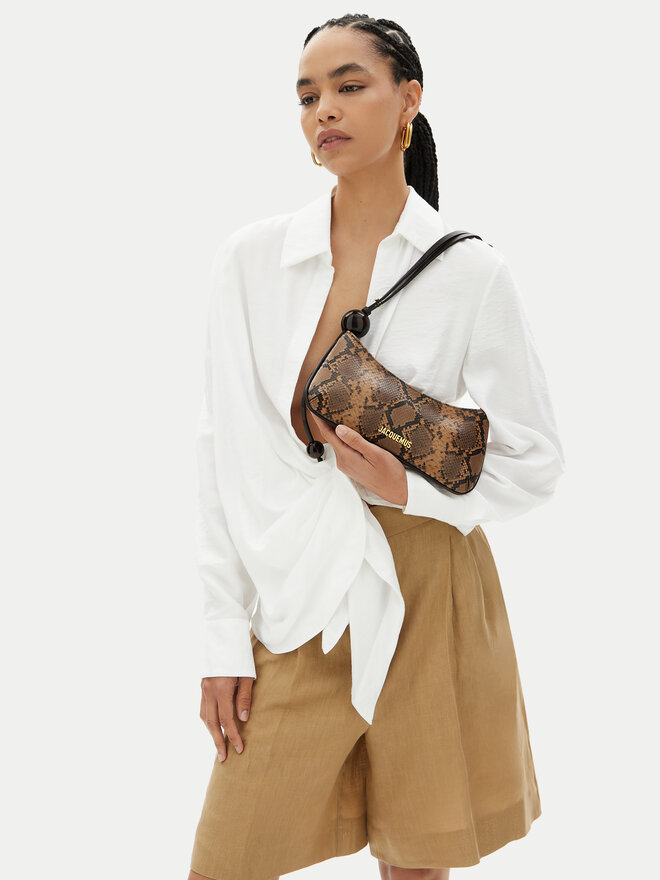 JACQUEMUS Сумка JACQUEMUS Le Bisou Perle 231BA057-3198 Коричневий