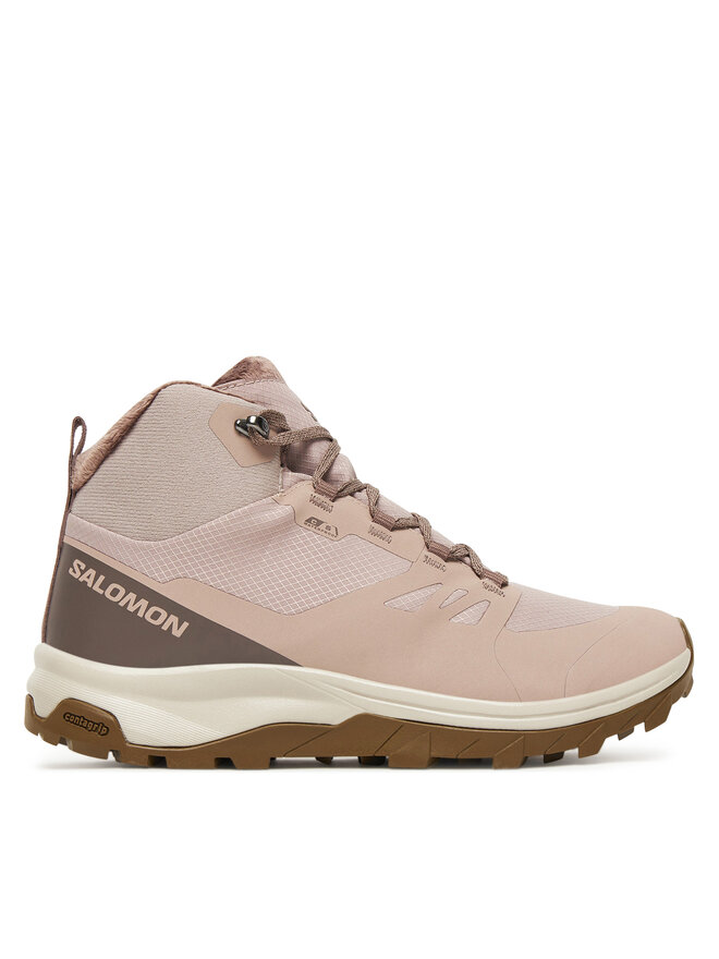 Salomon Трекінгові черевики Salomon Outsnap Waterproof L47854100 Рожевий
