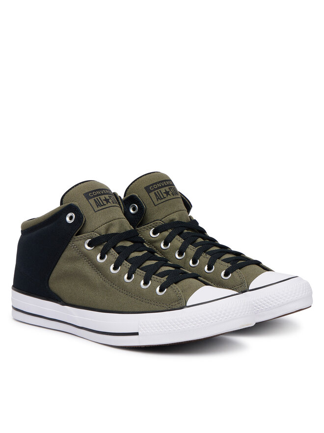 Converse Sneakers aus Stoff Converse Chuck Taylor All Star High Street A20543C Dunkelgrün