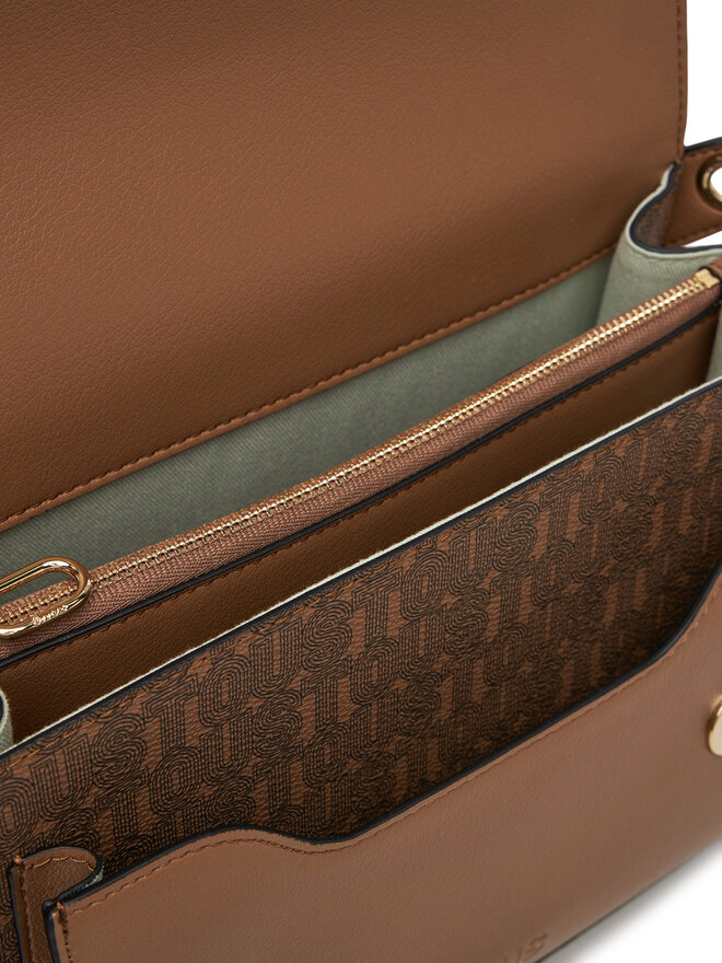 TOUS Сумка TOUS Audree Tous Buckles Silhouette 2002204143 Коричневий