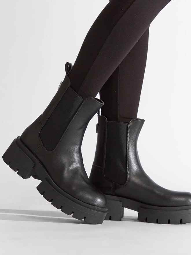 Guess Ghete Jodhpur Guess Charlotte FL8CHT ELE10 Negru