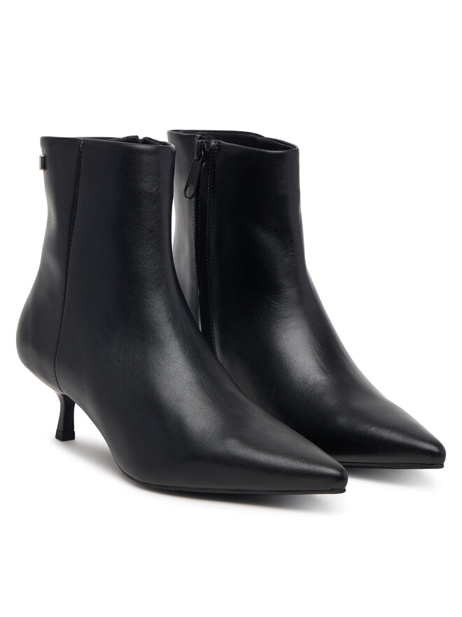Tommy Jeans Stiefeletten Tommy Jeans Tjw Pointed Kitten Heel Boots EN0EN03172 Schwarz