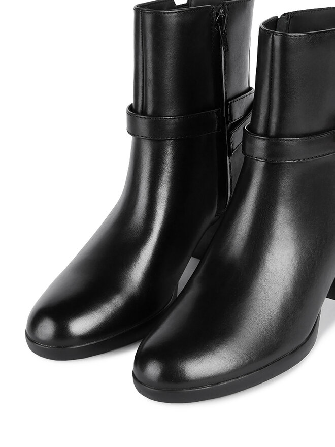 Geox Stiefeletten Geox D Walk Pleasure 55 D46XBA 00043 C9999 Schwarz
