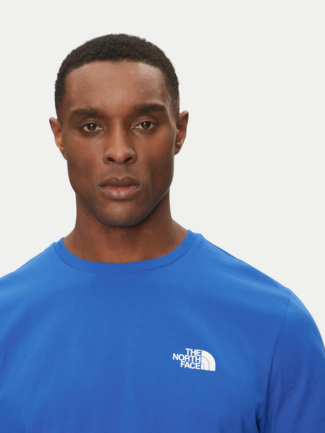 The North Face The North Face Marškinėliai Simple Dome NF0A87NG Mėlyna Regular Fit