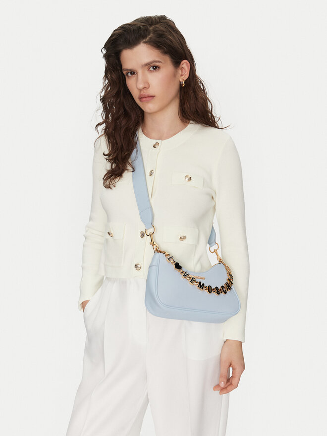 LOVE MOSCHINO Torebka LOVE MOSCHINO JC4070PP1ML1371A Błękitny