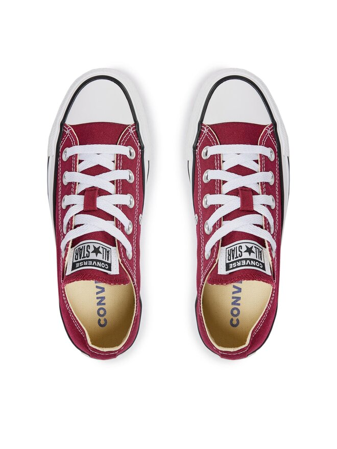 Converse Sneakers aus Stoff Converse Chuck Taylor All Star Ox M9691C Dunkelrot