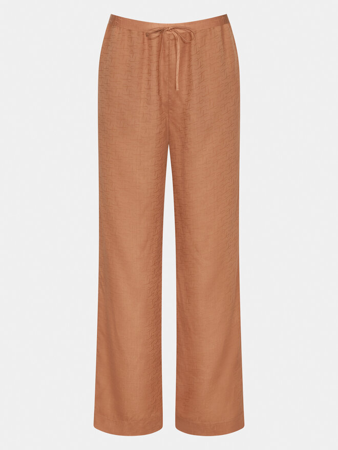 Triumph Triumph Pyjamahose Silky Sensuality 10218287 Braun Relaxed Fit