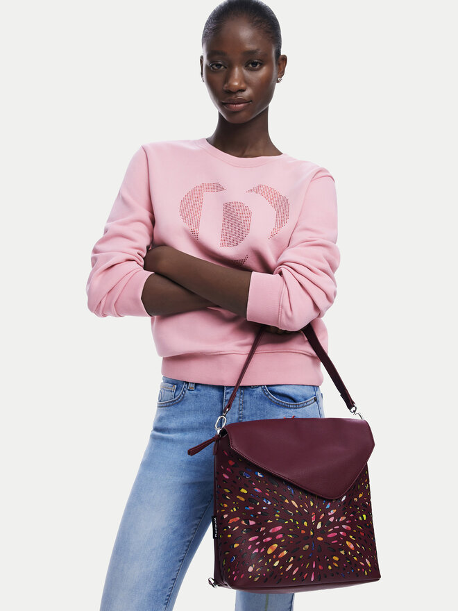 Desigual Plecak Desigual Blackwell 24WAKP29 Bordowy
