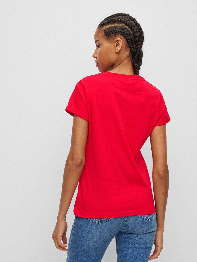 HUGO HUGO Camiseta Redlabel 50456008 Rosa Slim Fit