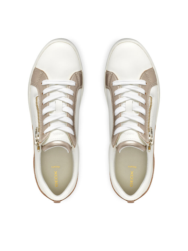 Geox Sneakersy Geox D Blomiee D466HJ 05422 C1R8Z Bílá