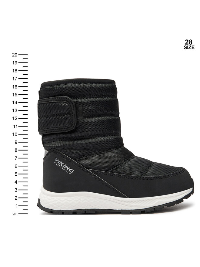 Viking Škornji za sneg Viking Equip Pull-On Warm Wp 1V 3-94420-2 Črna
