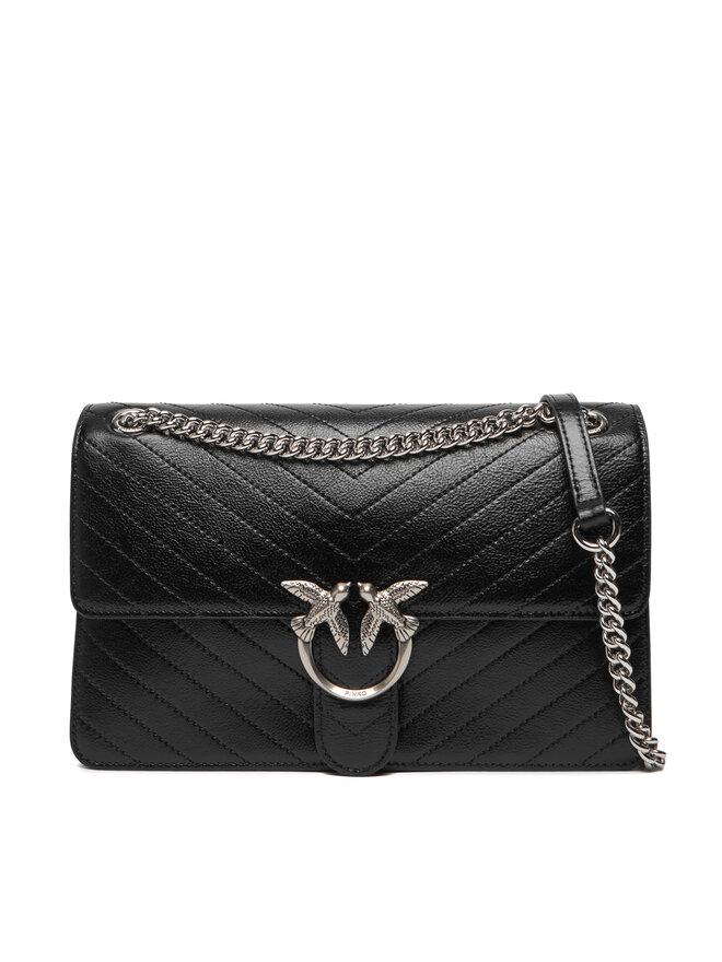 PINKO Handtasche PINKO Love One Light Classic AI 25-26 PLTT 106174 A2JC Schwarz