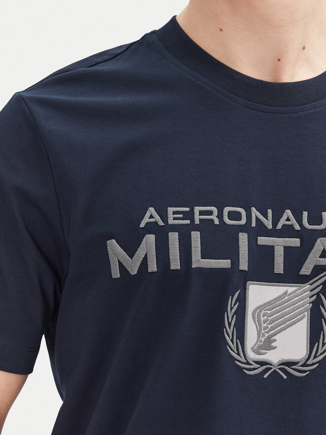 Aeronautica Militare Aeronautica Militare T-Shirt 251TS2379J674 Dunkelblau Regular Fit