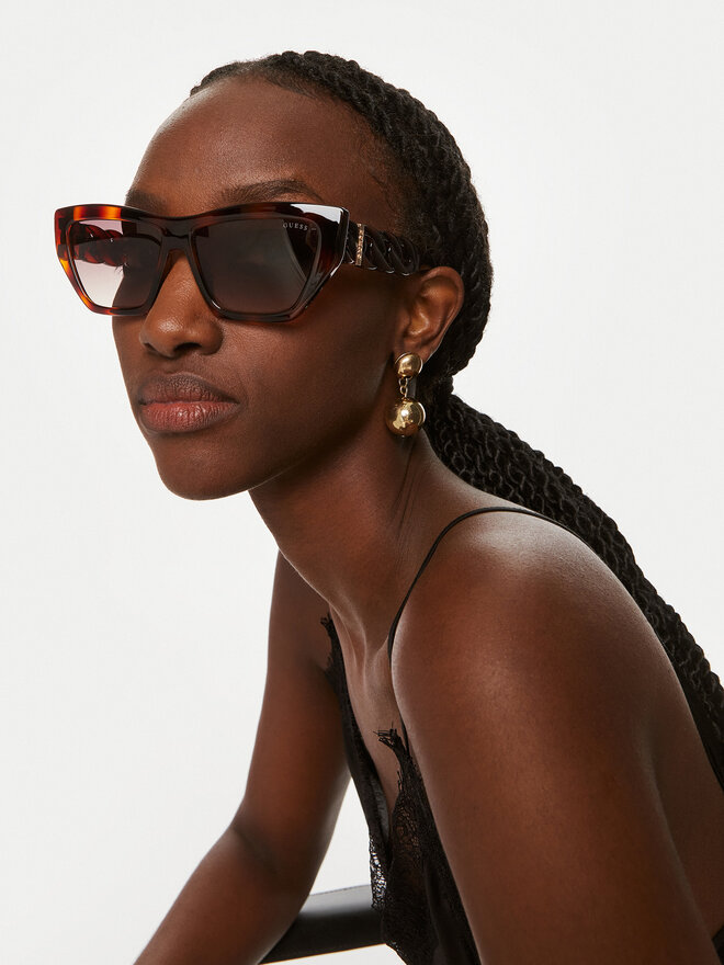 Guess Okulary przeciwsłoneczne Guess GU00111 Brązowy
