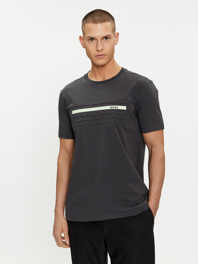 BOSS Boss Футболка 50513010 Сірий Regular Fit