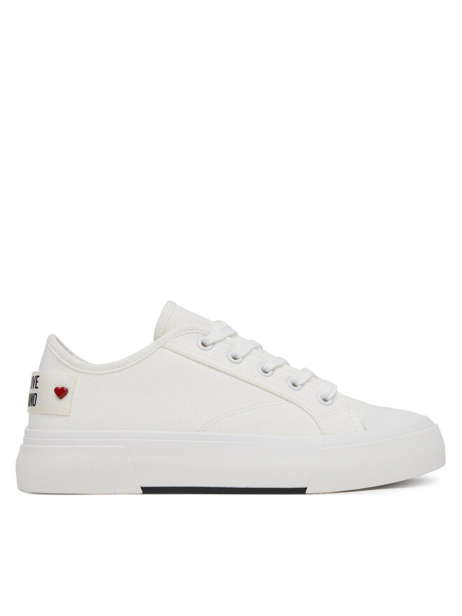 LOVE MOSCHINO Tornacipő LOVE MOSCHINO JA15012G0MJP0100 Fehér