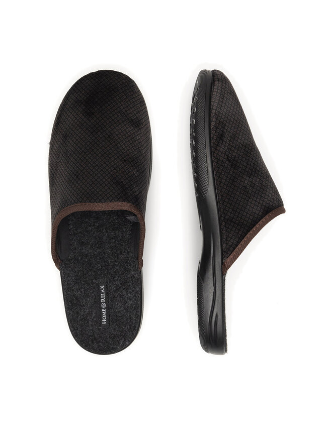 Home & Relax Παντόφλες Σπιτιού Home & Relax CEO-P4270503 Καφέ