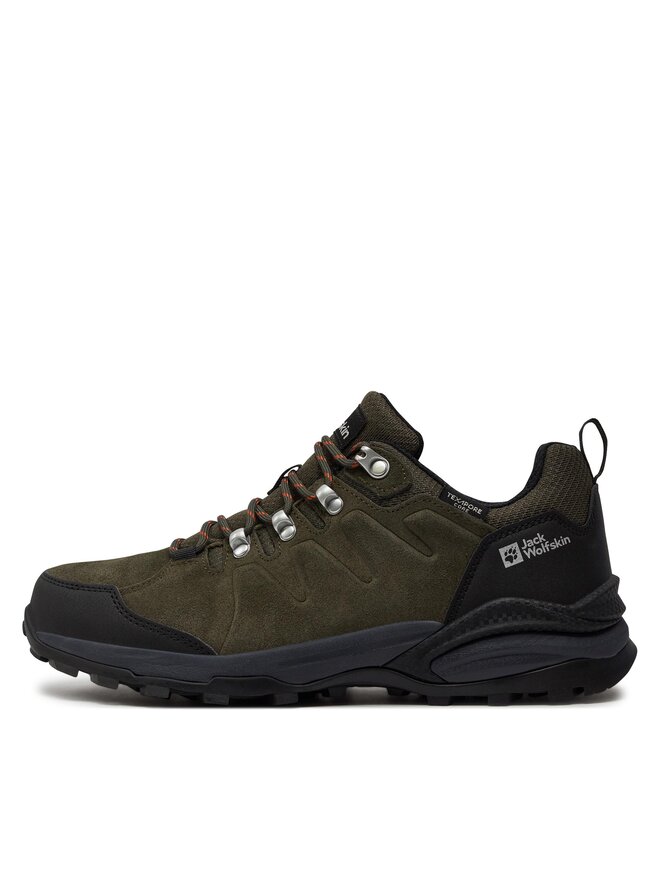 Jack Wolfskin Трекінгові черевики Jack Wolfskin Refugio Texapore Low M 4049851 Зелений
