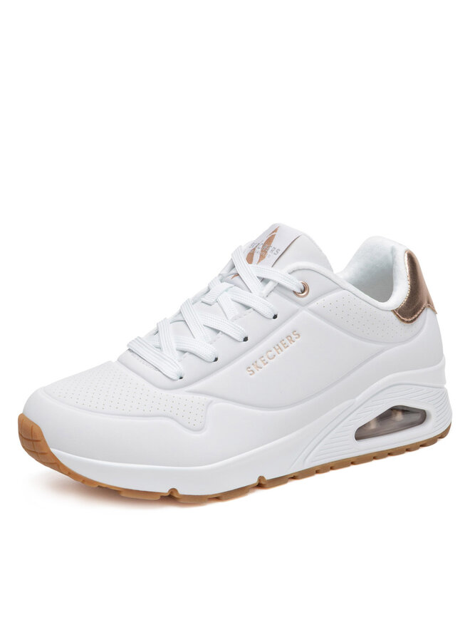Skechers Sneakersy Skechers UNO 177094 WHT Biały