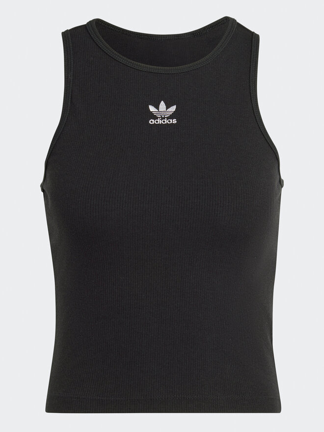 adidas adidas Marškinėliai adicolor Essentials IB9110 Juoda Slim Fit