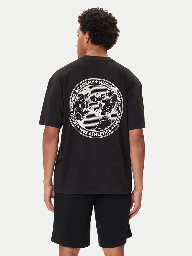 HUGO HUGO Camiseta Dwresto 50542366 Negro Regular Fit