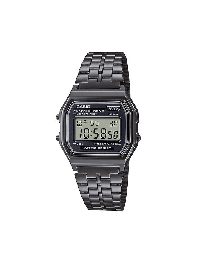 Casio Zegarek Casio Vintage A158WETB-1AEF Srebrny