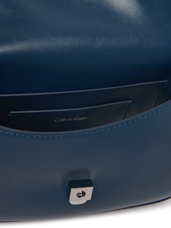 Calvin Klein Handtasche Calvin Klein Ck Flap Camera Bag LV04F3421G Dunkelblau