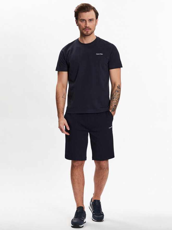 Calvin Klein Calvin Klein T-Shirt Micro Logo K10K109894 Dunkelblau Regular Fit