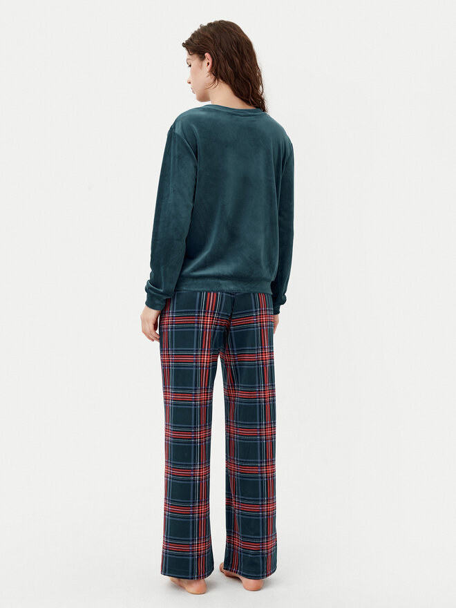 Hunkemöller Hunkemöller Pyjama 204214 Grün Regular Fit