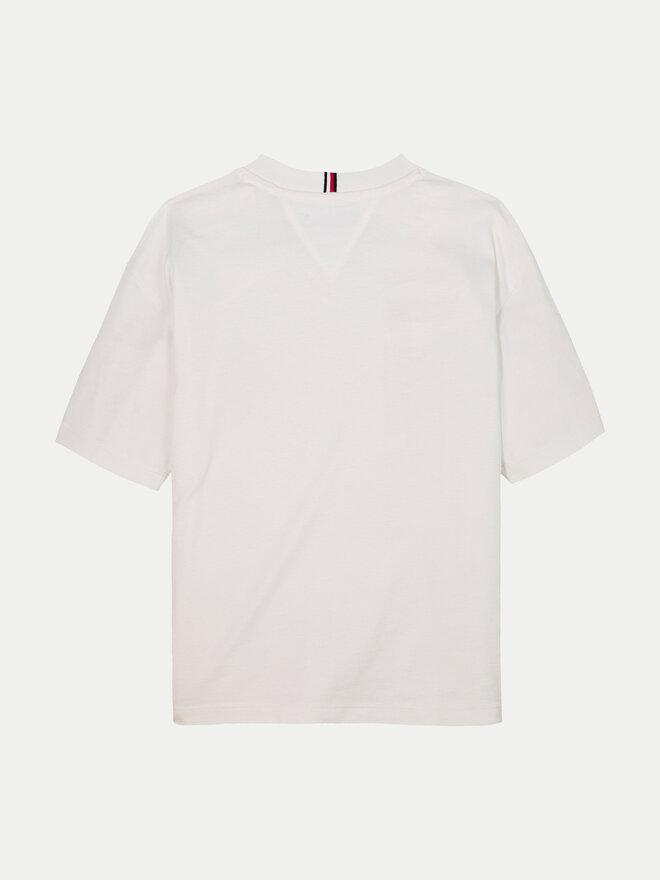 Tommy Hilfiger Tommy Hilfiger Marškinėliai Essential Archive KB0KB09646 D Balta Regular Fit