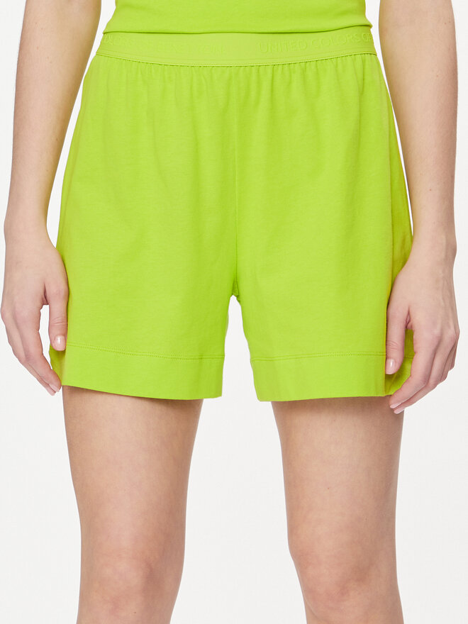 United Colors Of Benetton United Colors Of Benetton Pižamos šortai 30963900F Žalia Regular Fit