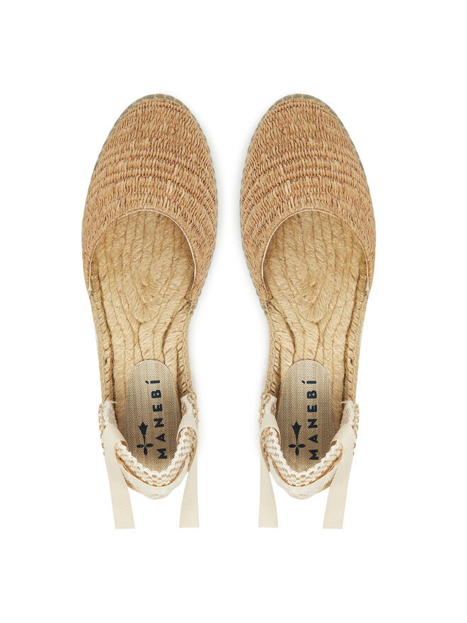 Manebi Espadrile Manebi H 1.5 P0 Bež